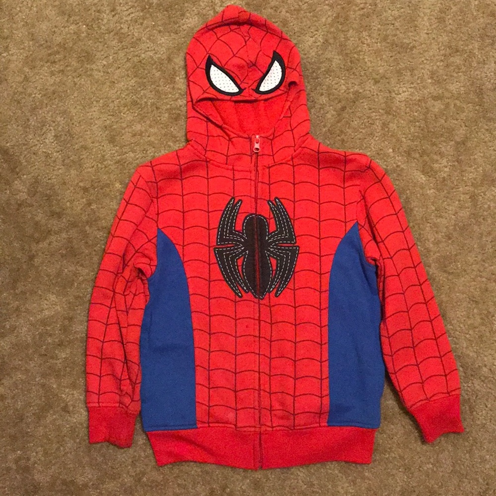 Boys Spiderman Jacket Size 6-7